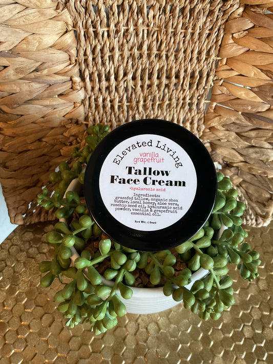 Tallow Face Cream - Vanilla Grapefruit