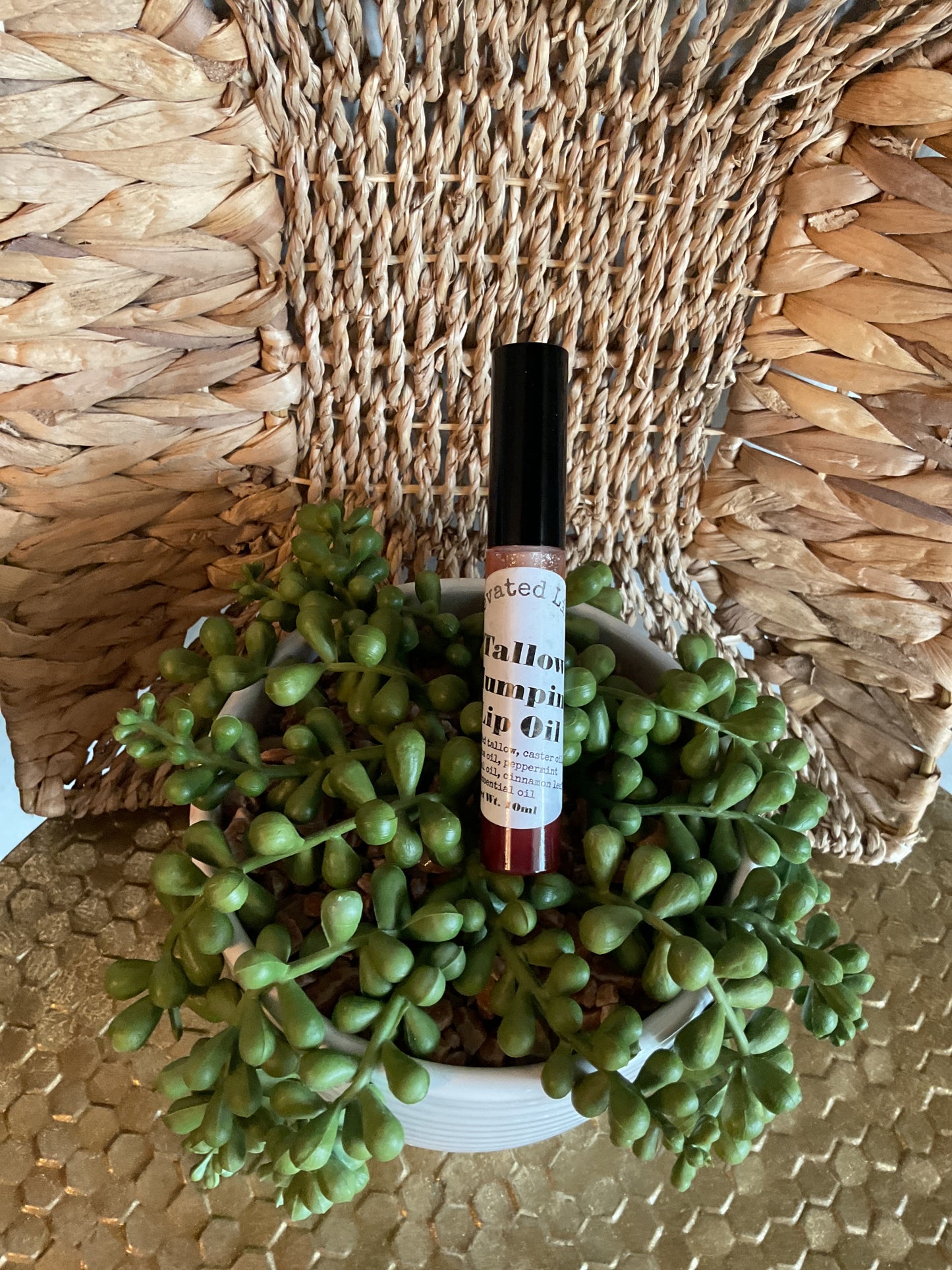 Tallow Tinted Plumping Lip Oil