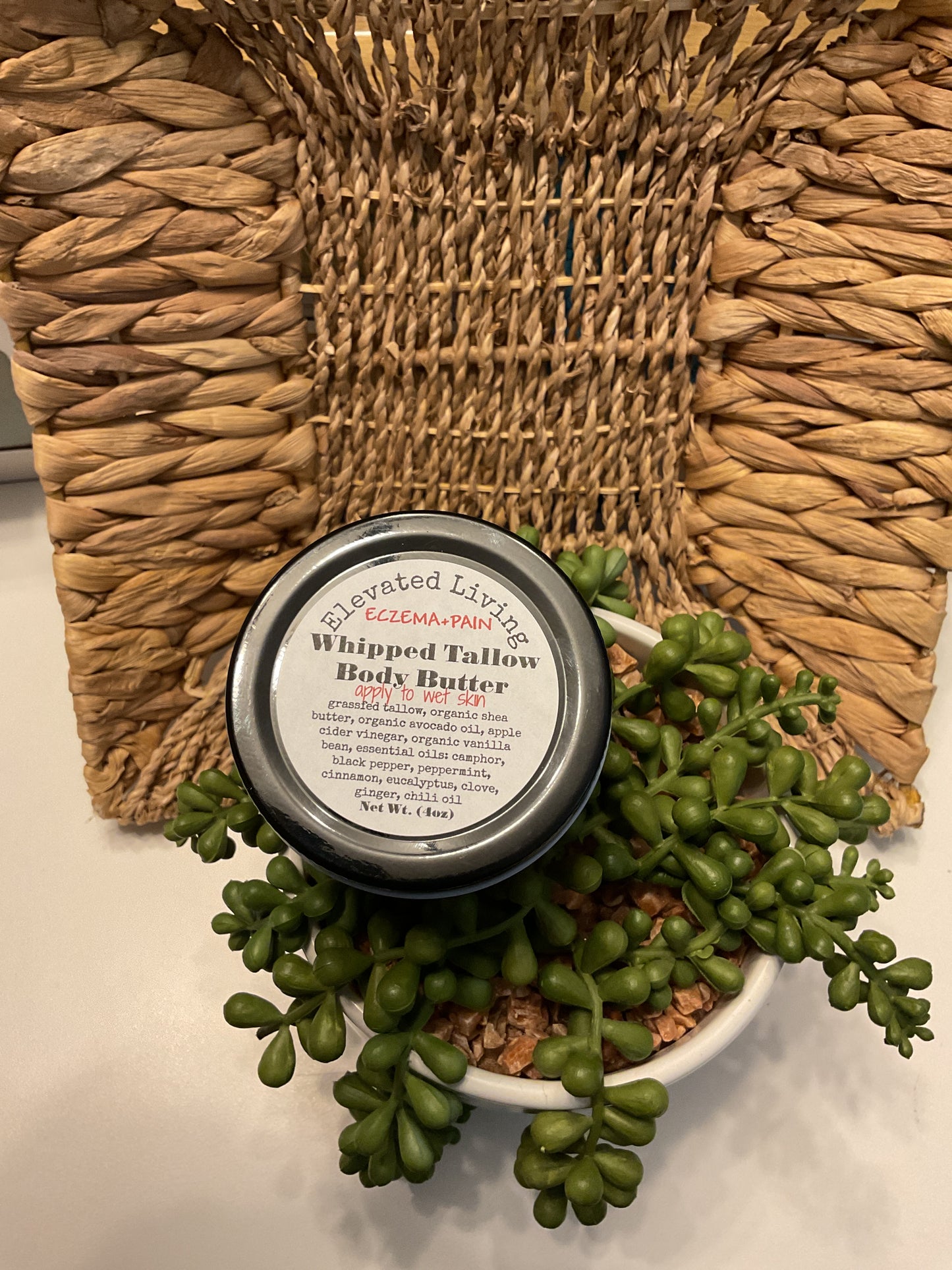 Whipped Tallow Body Butter Eczema + Pain