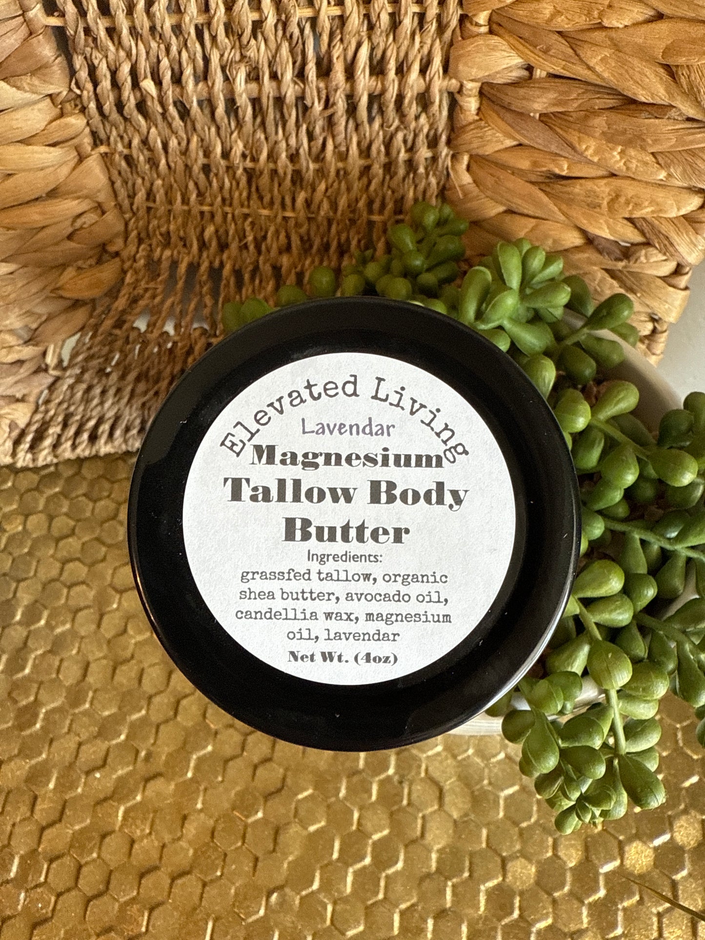 Magnesium Tallow Body Butter - Lavender