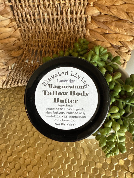 Magnesium Tallow Body Butter - Lavender