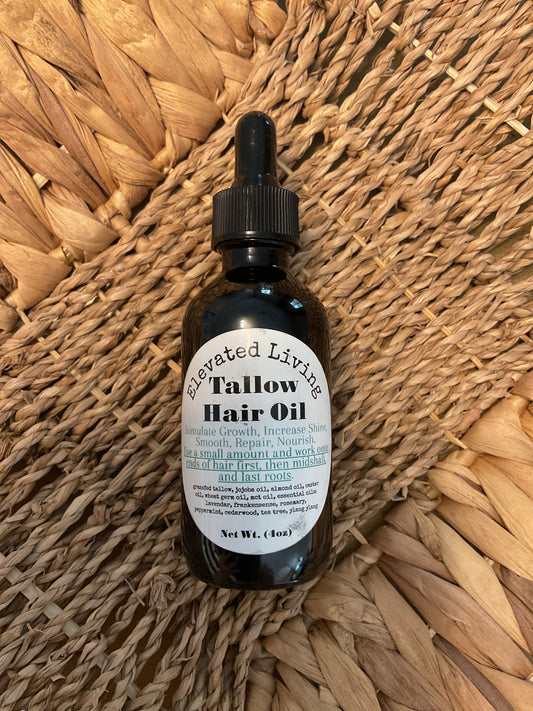 Tallow Hair Oil