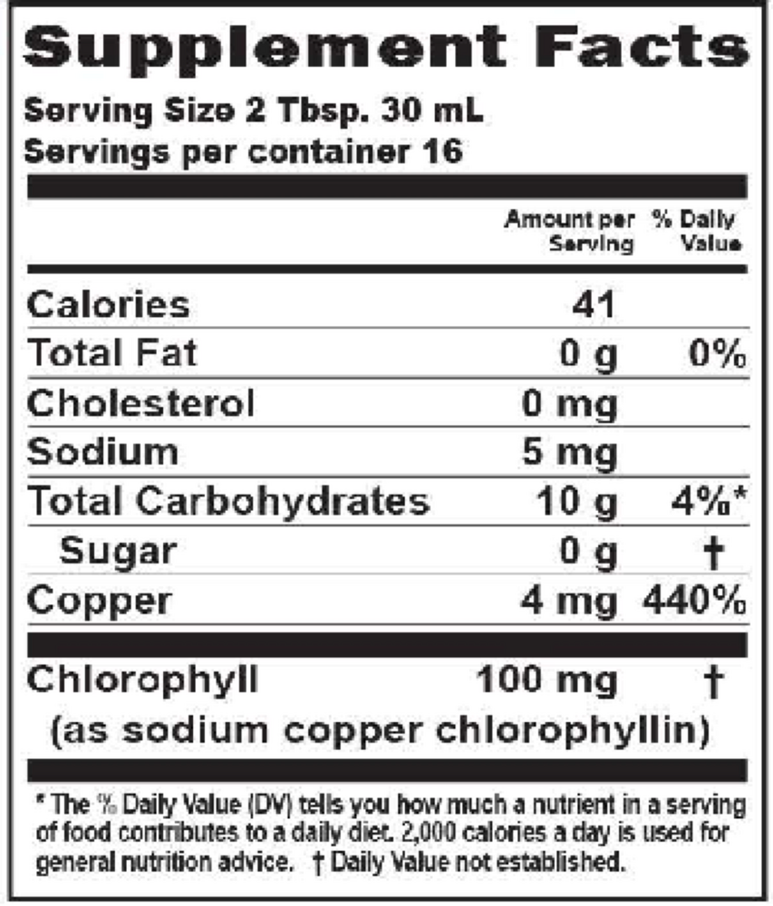 Liquid Chlorophyll Spearmint